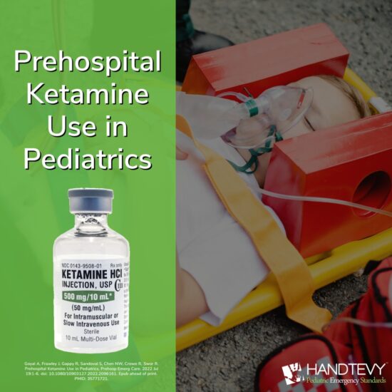 Prehospital Ketamine Use in Pediatrics