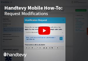 Handtevy Mobile Request Modification